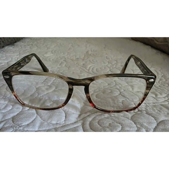 Ray Ban Eyeglasses Frame RB5228M-5837 Women's Brown Marble Full Rim 54-17-145 - Picture 5 of 8